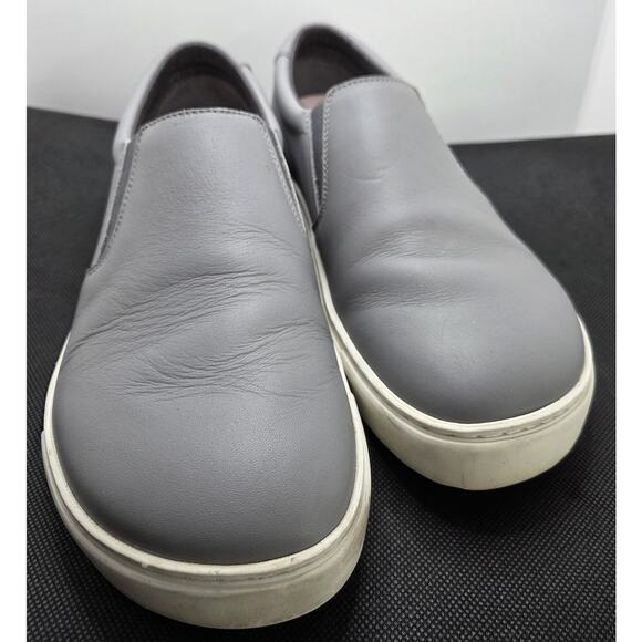 Birkenstock Oswego Womens Size 8 US 39 EU Gray Leather Slip On Sneakers Shoes - Picture 2 of 8